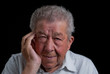Senior hat Zahnschmerzen