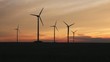 Wind Turbine at Sunset Wind Turbine at Sunset