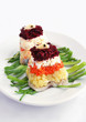 Traditional russian salad 