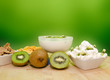 yogurt con kiwi