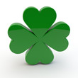 kleeblatt shamrock symbol 3d
