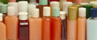 Hygiene Products in Small Bottles