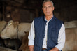 farmer in his cow farm farmer in his cow farm