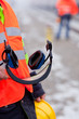 Foto: ear protector and helmet ear protector and helmet