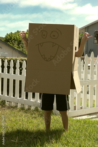 Photo: Little box monster Little box monster