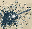 Retro a guitar