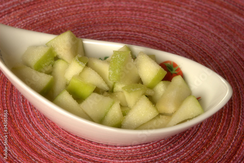 Photo: apple with lemon and sugar apple with lemon and sugar