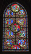 Paris - windowpane from Saint Denis gothic church Paris - windowpane from Saint Denis gothic church