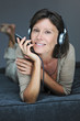 Photo: femme heureuse avec ipod femme heureuse avec ipod