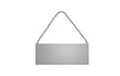 Schild an Metallkette