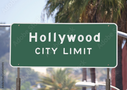 Photo: Hollywood City Limits Sign Hollywood City Limits Sign