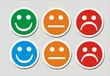 étiquettes smiley