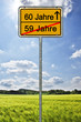 60 Jahre Geburtstag - Jubiläum