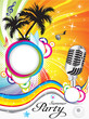 abstract summer party background