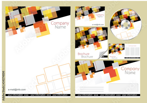Vektor: Editable corporate Identity Editable corporate Identity