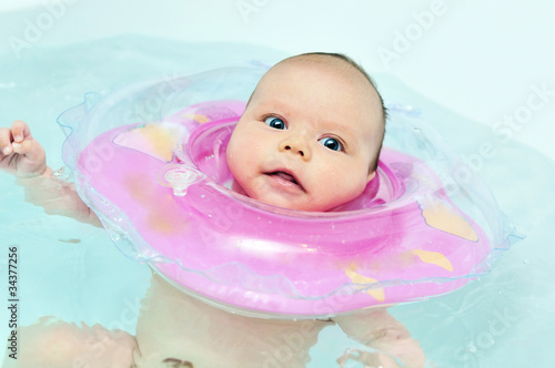 Photo: swimming baby swimming baby