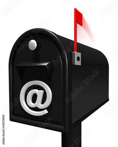 Illustration: mailbox_black_@ mailbox_black_@
