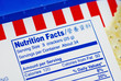 Nutrient Facts concepts of health diet