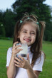 girl with milk