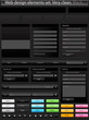 Web design elements set
