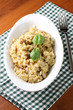 Risotto con funghi - Risotto with mushrooms Risotto con funghi - Risotto with mushrooms