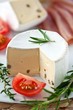 Cheese with green peppercorns