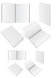 Vector: Illustration set of books with softcover. Illustration set of books with softcover.