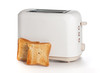 Modern toaster with bread slices