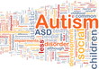 Autism background concept Autism background concept