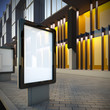 Illustration: Citylight in the downtown. Citylight in the downtown.