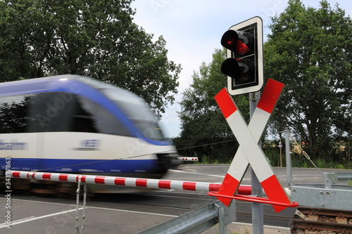 Foto: Bahnübergang Bahnübergang