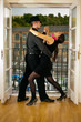 Tango Dancers in la boca, buenos aires, argentina