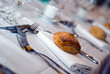 table de fête dressée