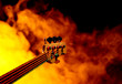 Gitarre beim Konzert