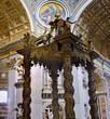 St. Peter's Basilica, . Indoor interior. Vatican