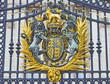 The Royal Seal in Buckingham Palace gate, London, England