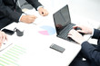 Photo: a businessteam on the meeting a businessteam on the meeting
