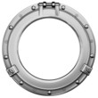 Bullauge (Stahl) mit Beschneidungspfad / porthole