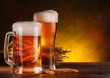 Still Life with a draft beer