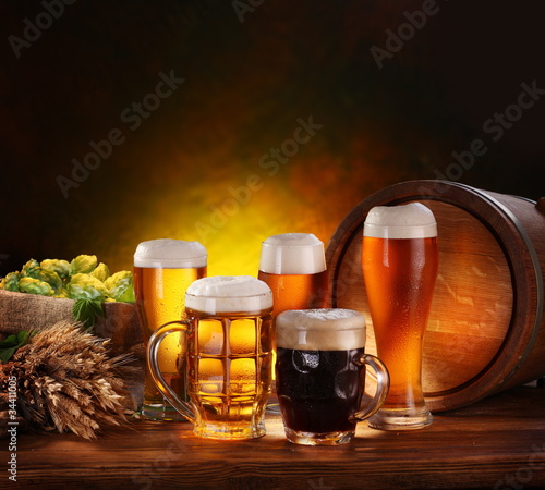 Foto: Still Life with a keg of beer Still Life with a keg of beer