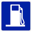 road sign - gas pump