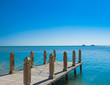 Pier in Heavenly Blue Place Pier in Heavenly Blue Place