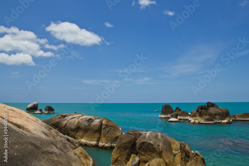 Photo: coastal rocks koh samui thailand coastal rocks koh samui thailand