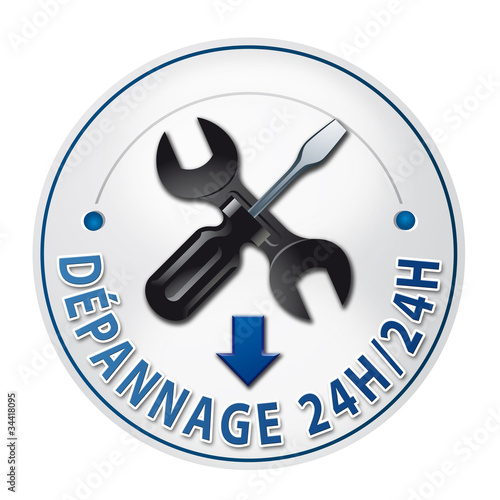 Illustration: Bouton dépannage 24H/24H Bouton dépannage 24H/24H