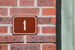 Plaque Numéros de Rue