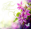 Abstract spring floral background for design