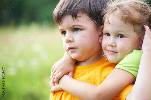 Photo: Little siblings Little siblings