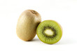 kiwi fruit on white