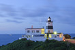 lighthouse at night with flowing cloud scenery. lighthouse at night with flowing cloud scenery.