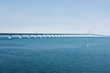 Oresunds bridge from the swedish side over to Denmark